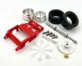 SI Hinterachskit Allround C-Digital 1:24 GT - Messing Motorritzel